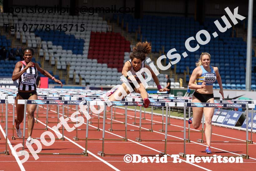 Womens 100 metres hurdles, World Championship Teamm Trials, Alexander Stadium, Birmingham